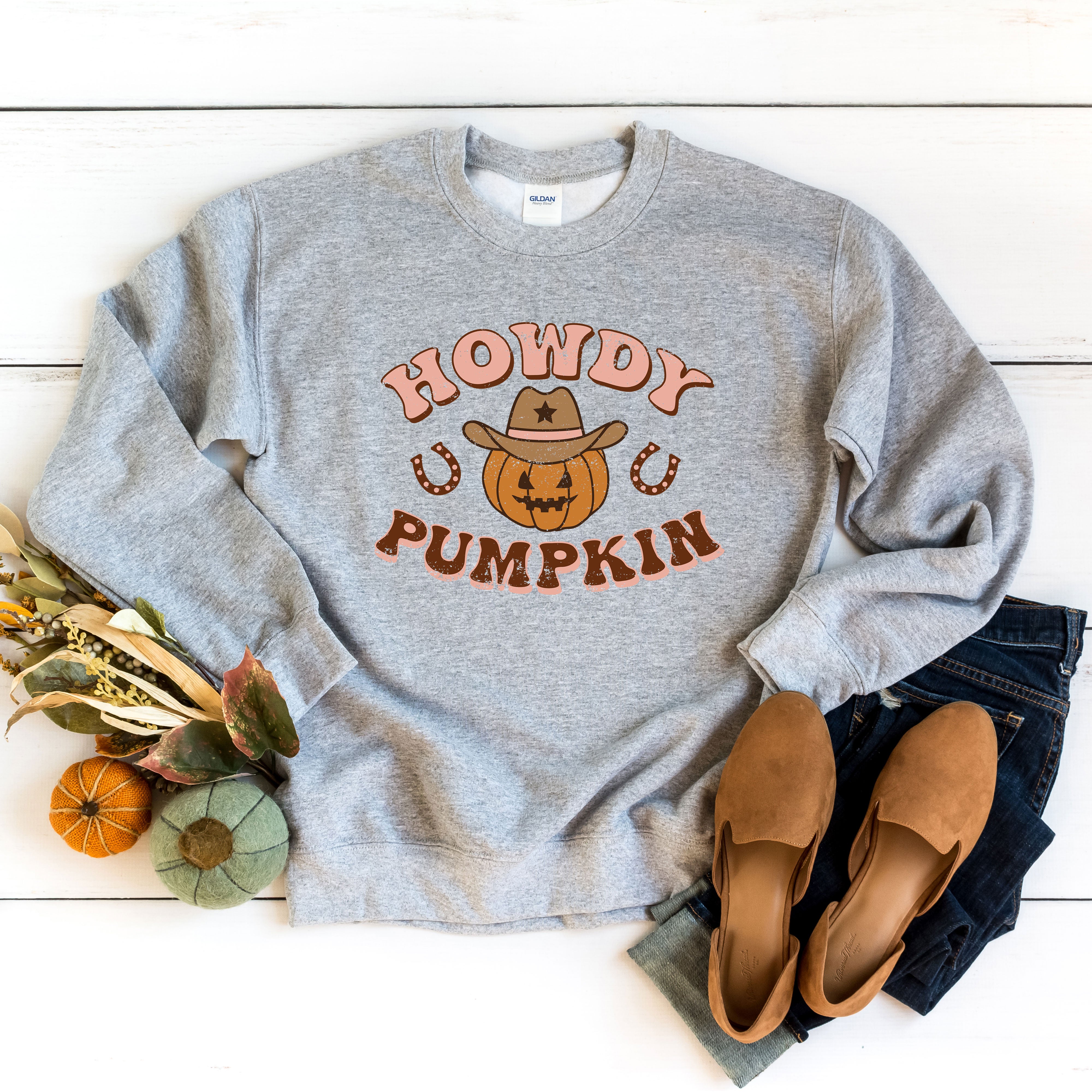 Howdy Pumpkin Cowboy | Sweatshirt