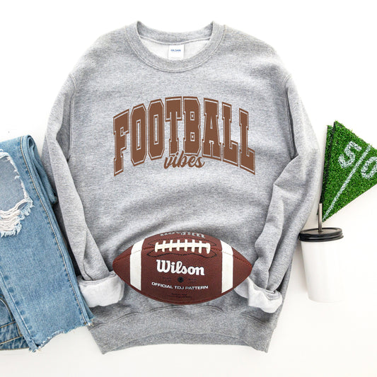 Clearance Varsity Football Vibes | Sweatshirt