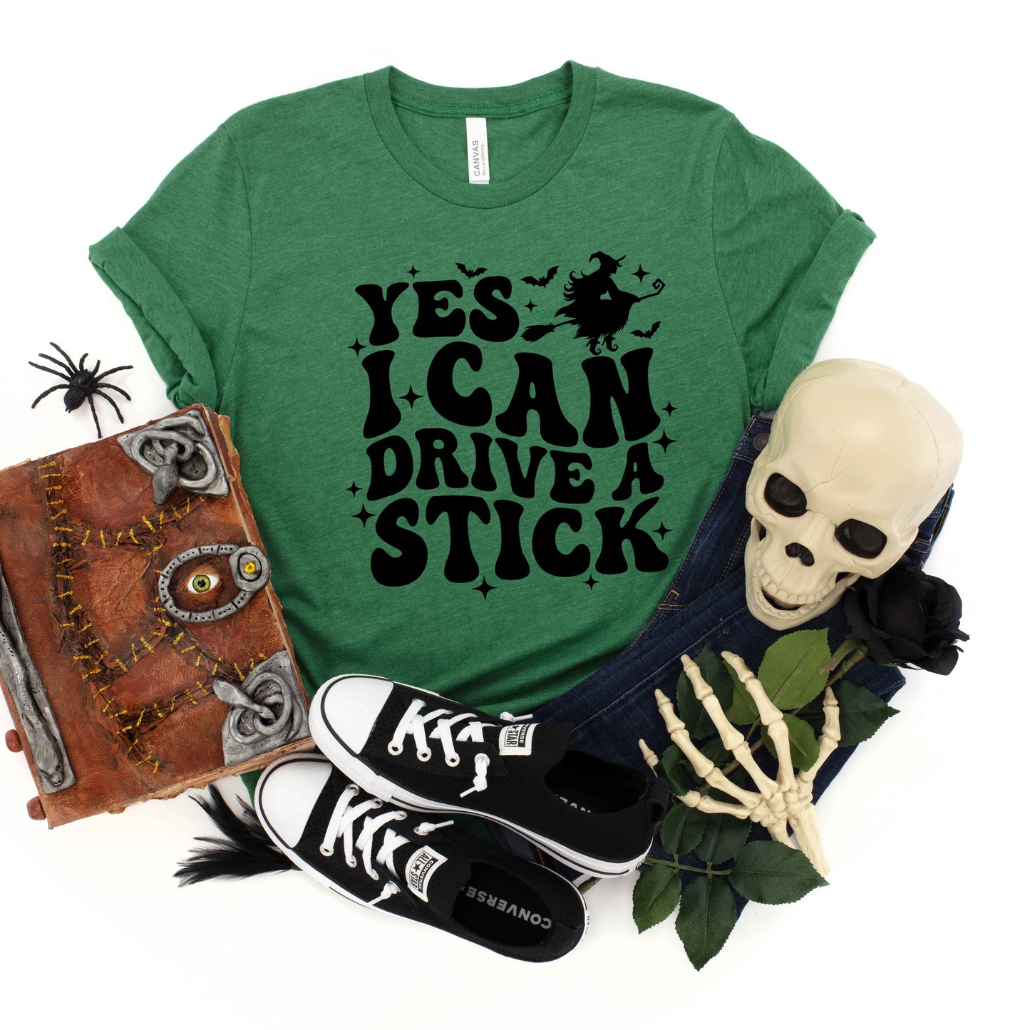 Yes I Can Drive A Stick | Short Sleeve Crew Neck