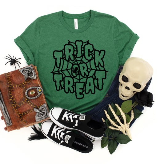 Trick Or Treat Web | Short Sleeve Crew Neck