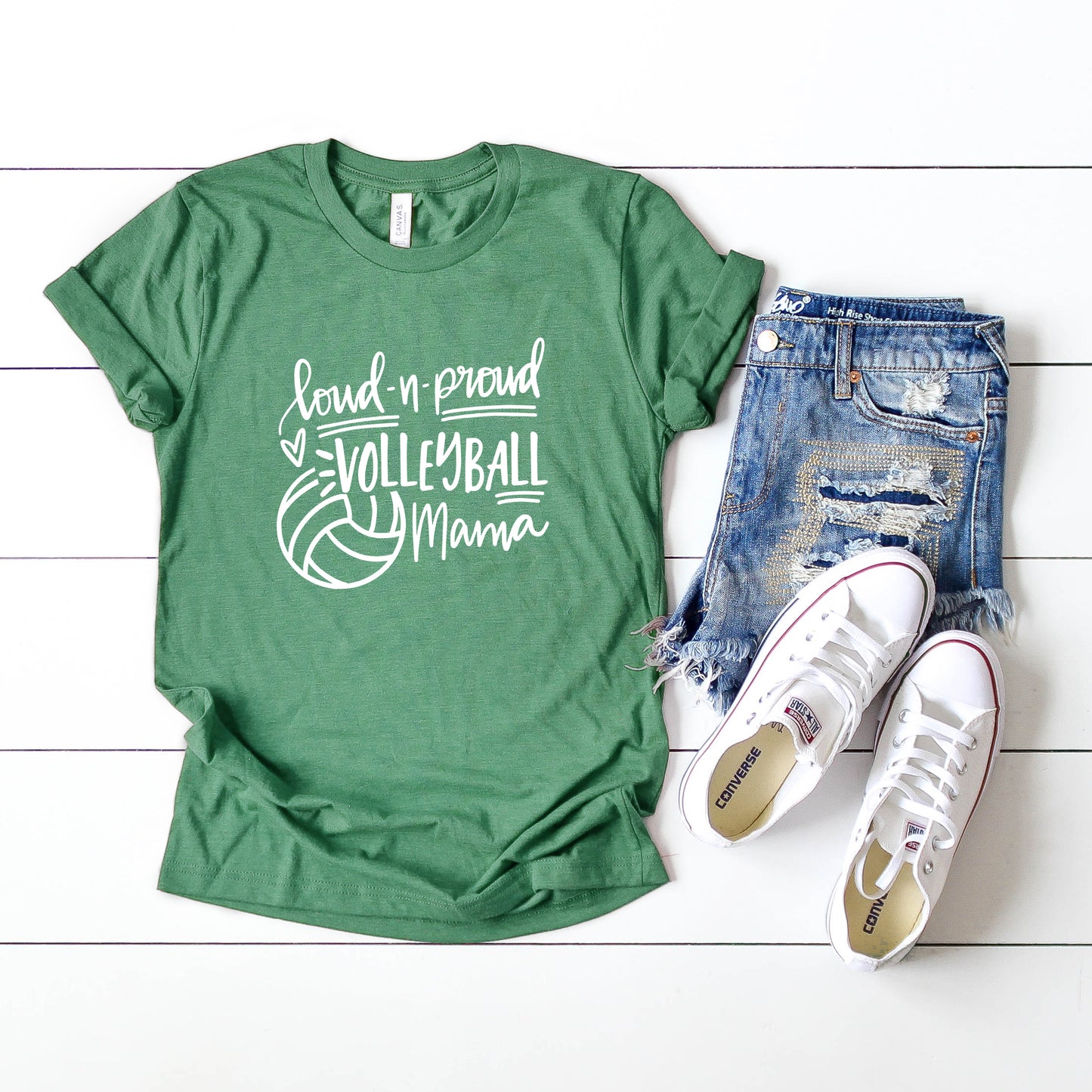 Loud N Proud Volleyball Mama | Short Sleeve Graphic Tee