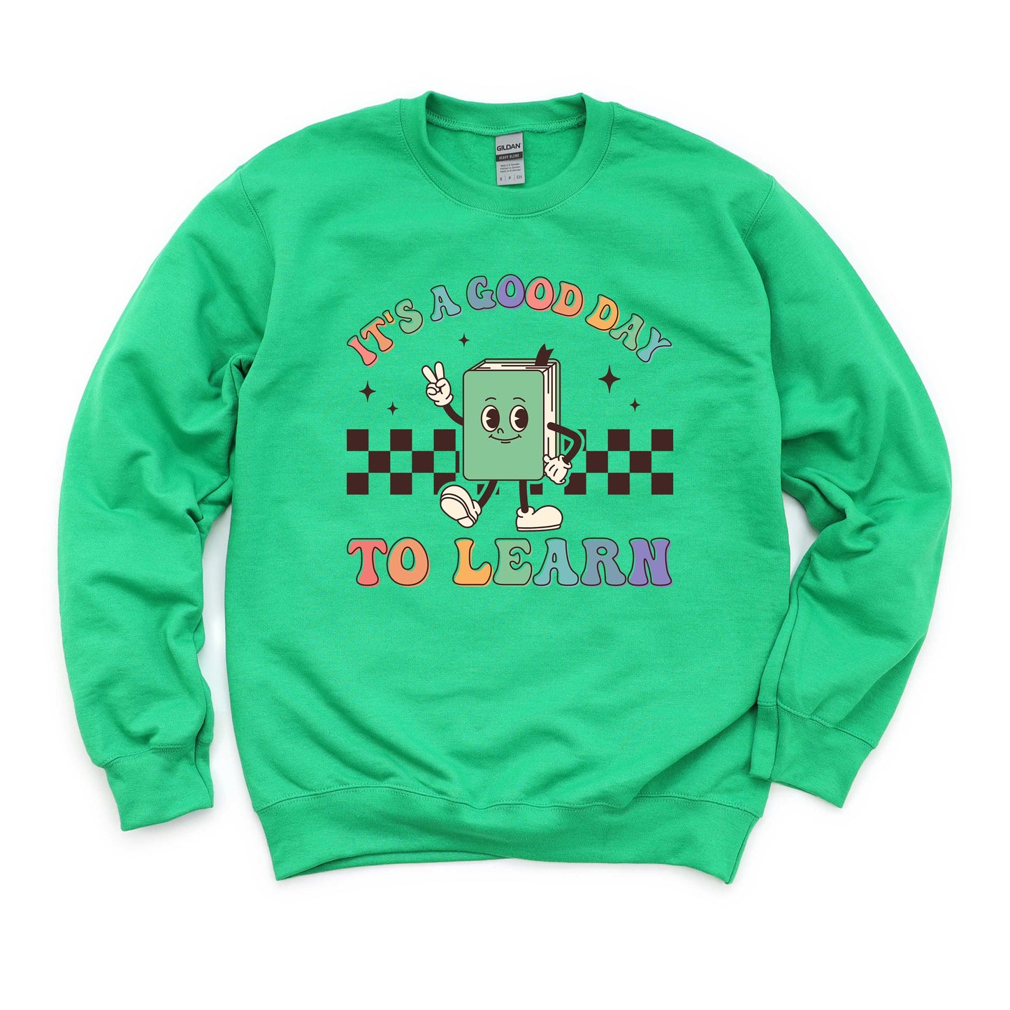 It's A Good Day To Learn Checkered | Sweatshirt