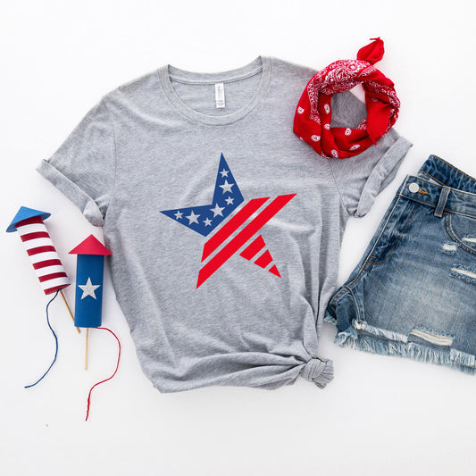 Patriotic Star Puff | Short Sleeve Graphic Tee