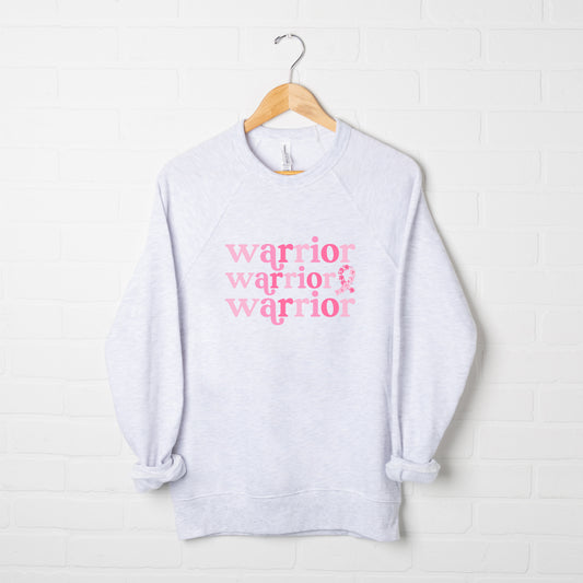 Breast Cancer Warrior | Bella Canvas Sweatshirt