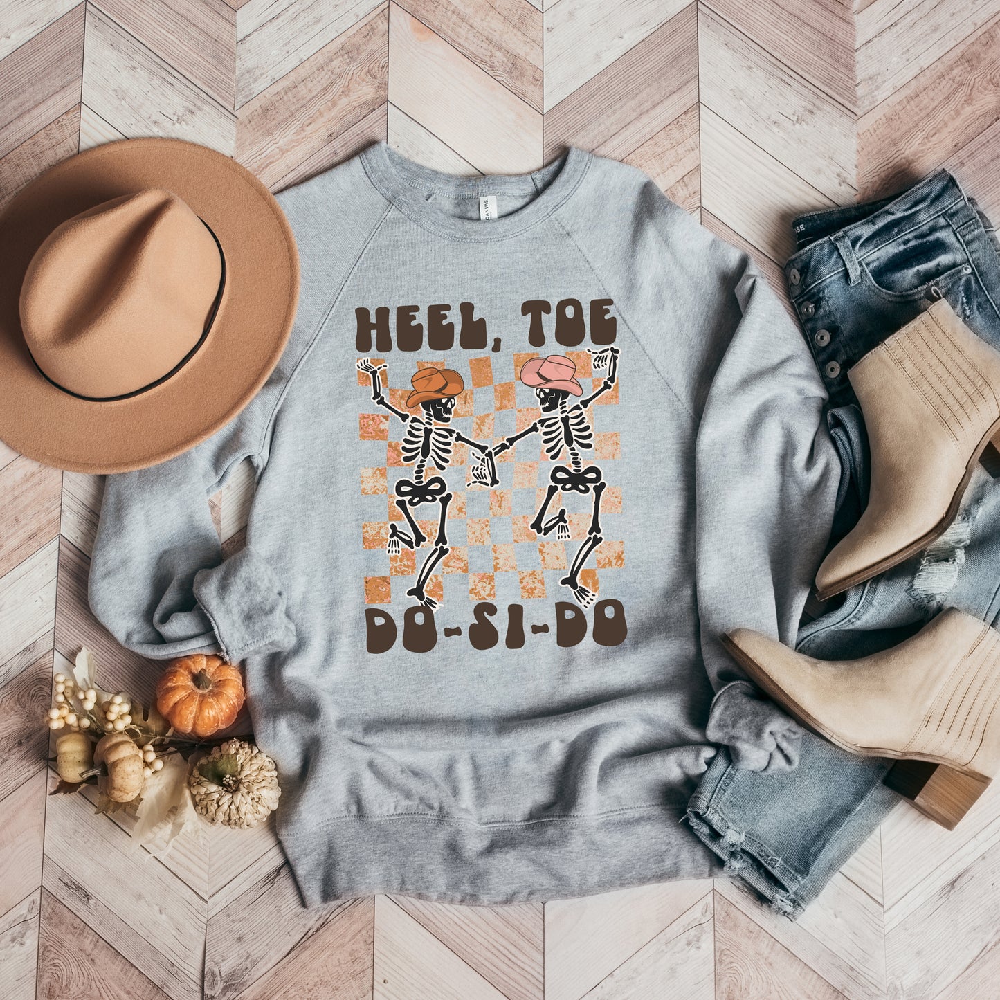 Heel Toe Do-Si-Do | Bella Canvas Sweatshirt