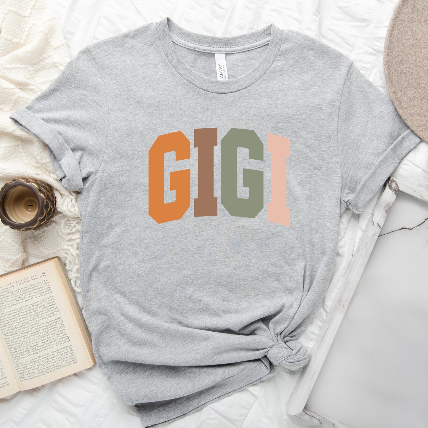 Gigi Colorful | Short Sleeve Crew Neck
