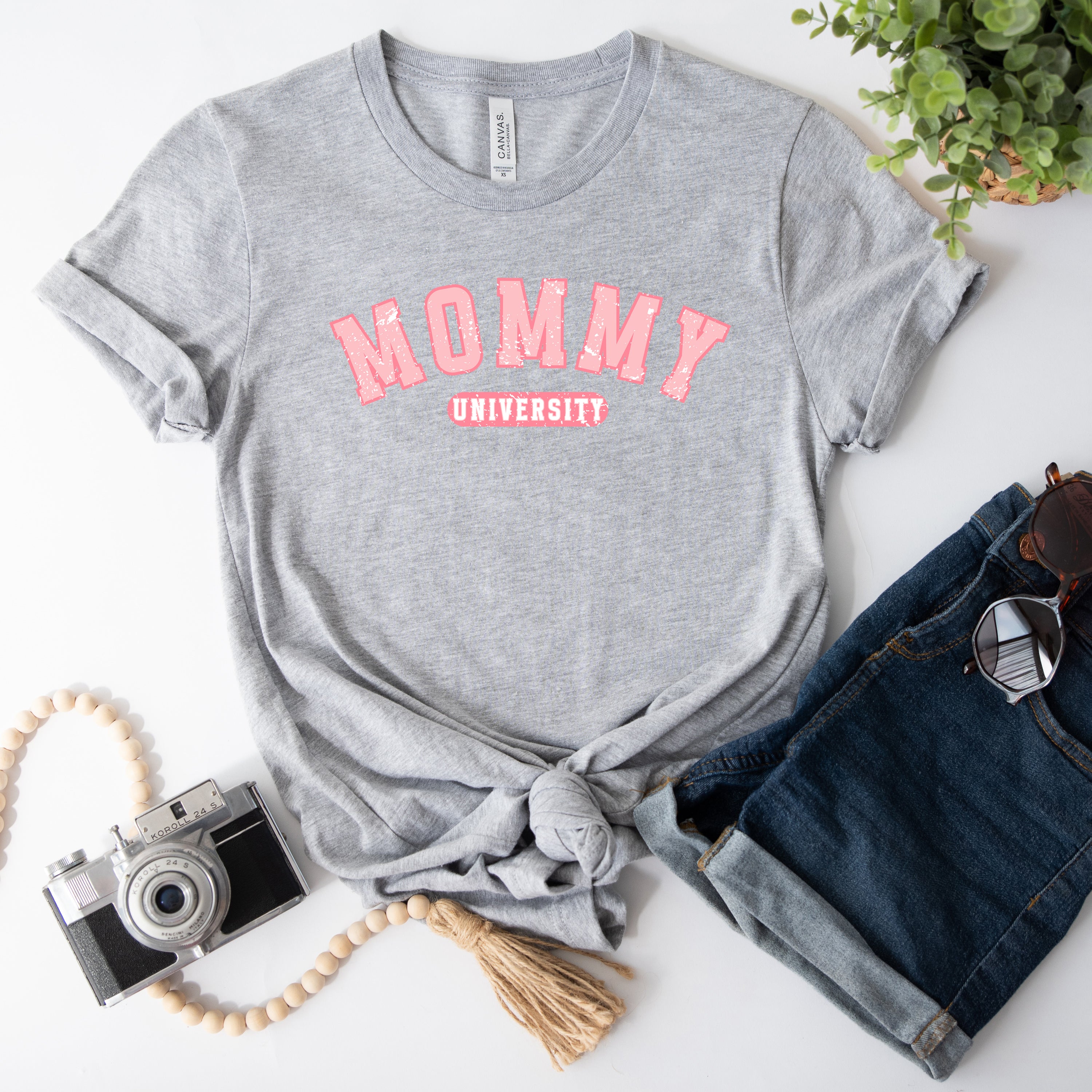 Varsity Mommy University | Short Sleeve Crew Neck