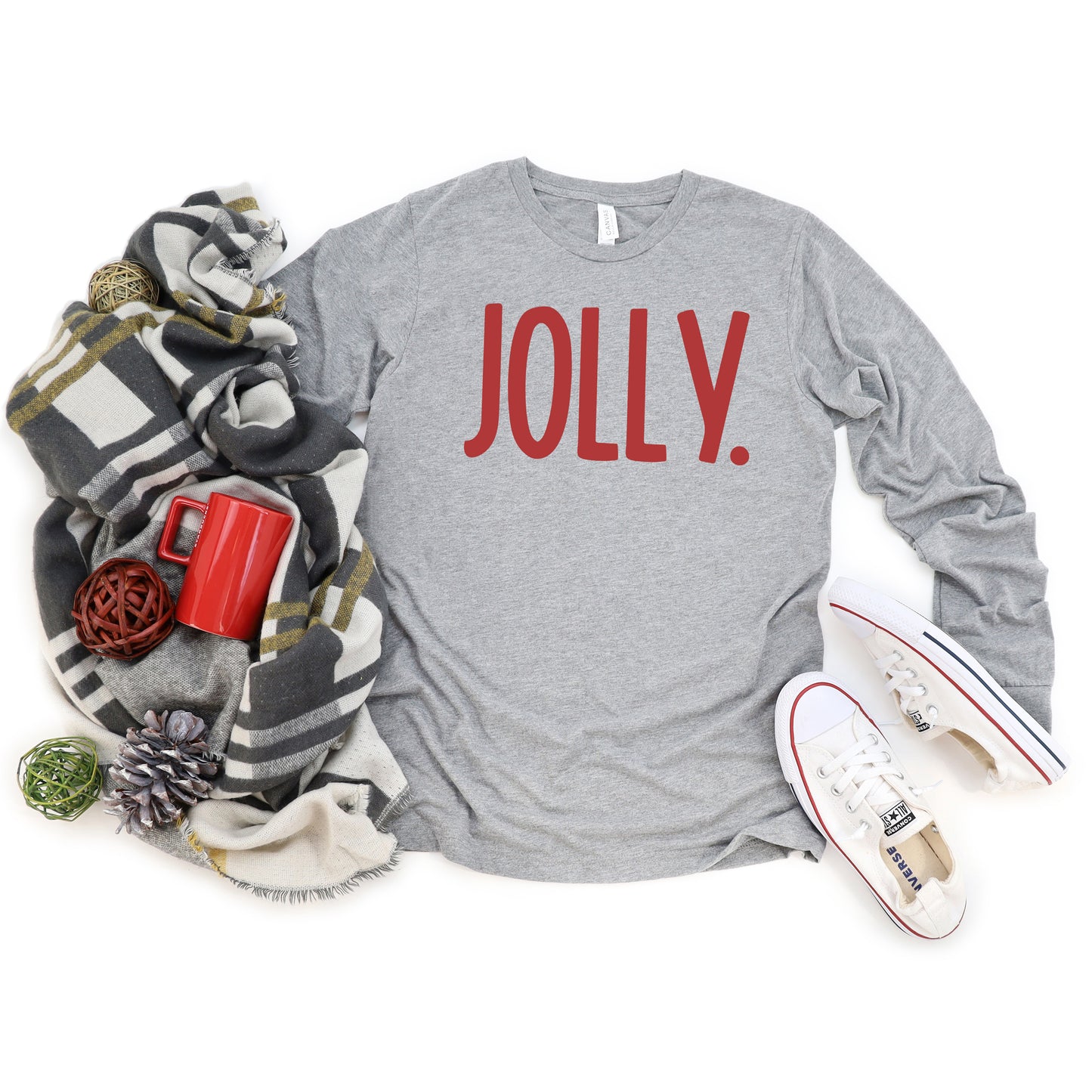 Jolly Bold | Long Sleeve Crew Neck