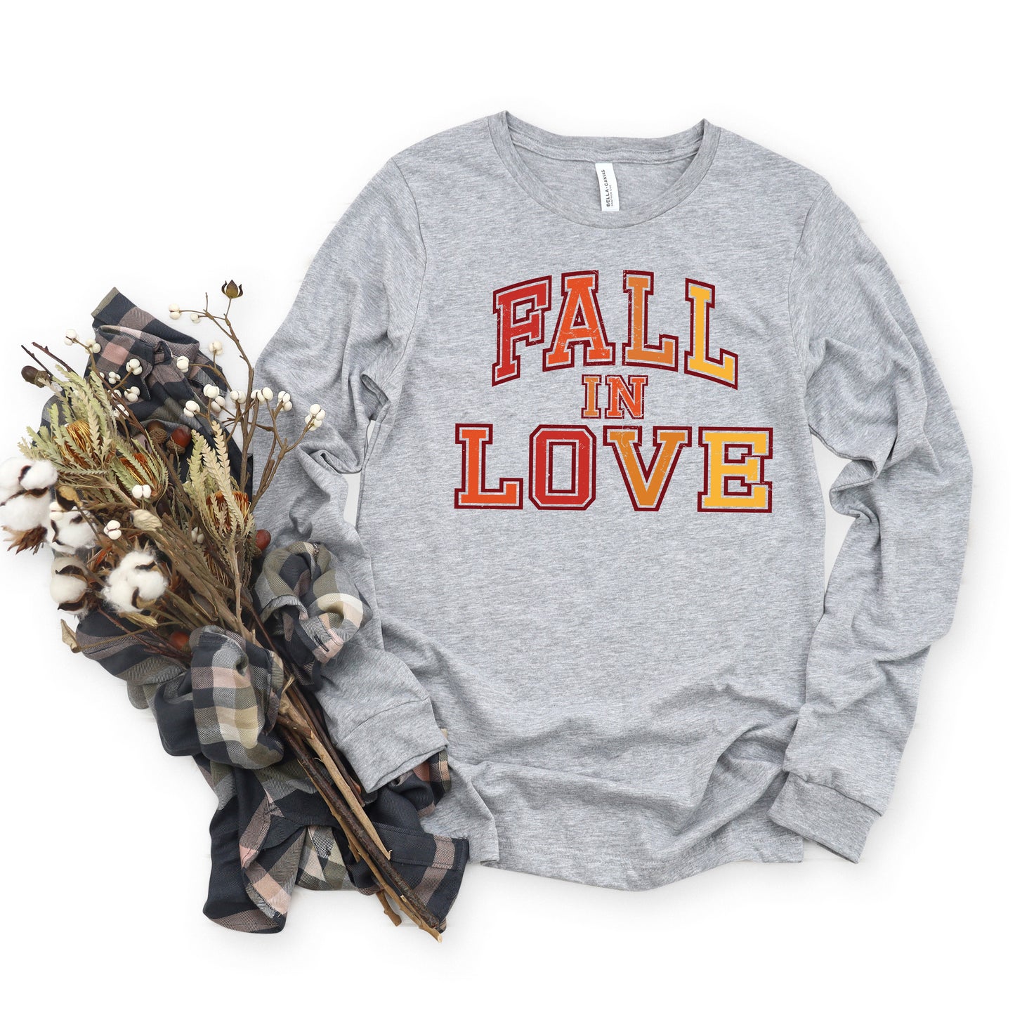 Fall In Love Ombre | Long Sleeve Crew Neck