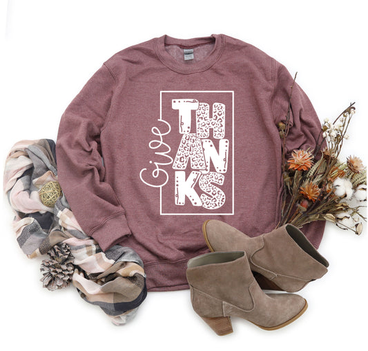 Give Thanks Square | Sweatshirt