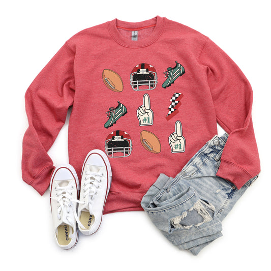 Football Collage | Sweatshirt