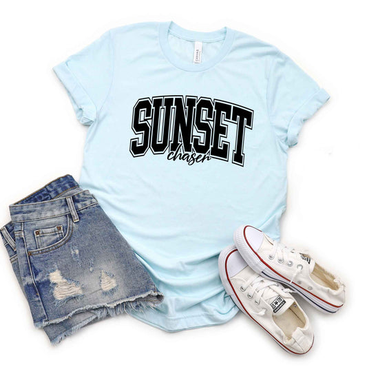 Varsity Sunset Chaser | Short Sleeve Graphic Tee