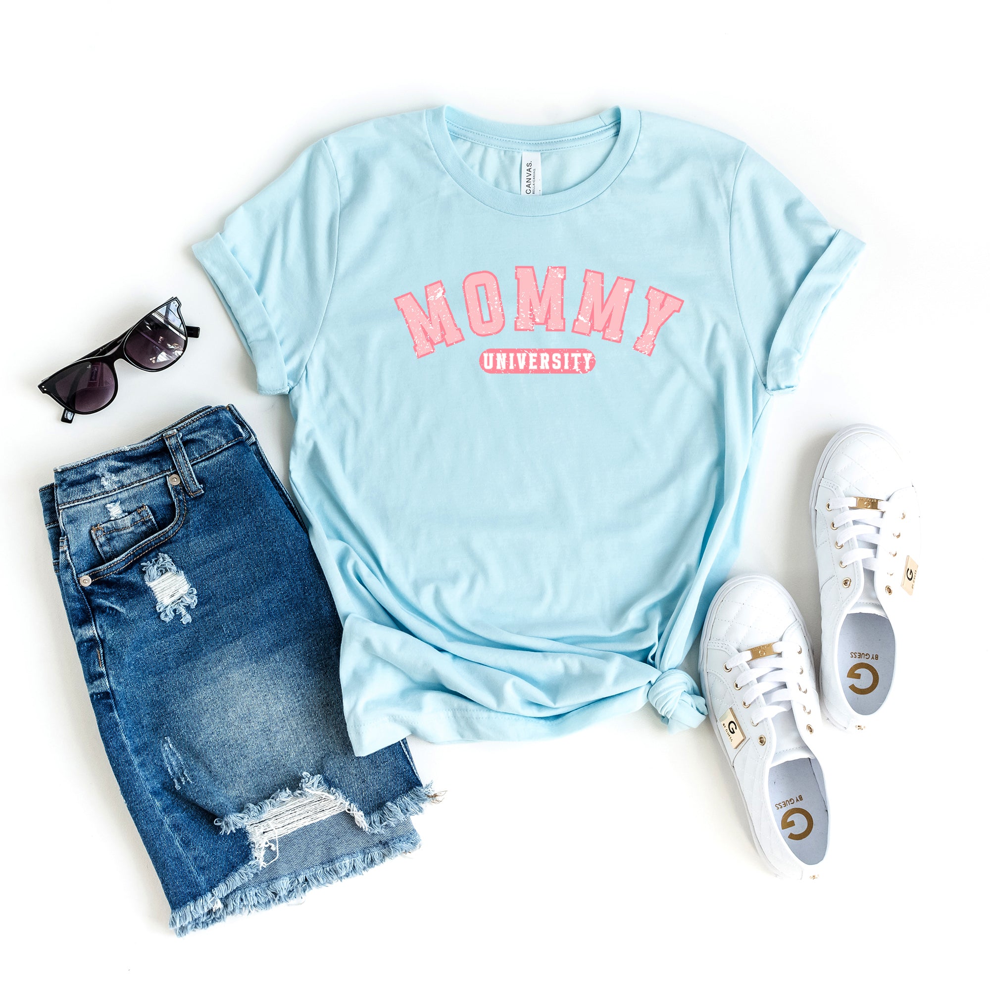 Varsity Mommy University | Short Sleeve Crew Neck