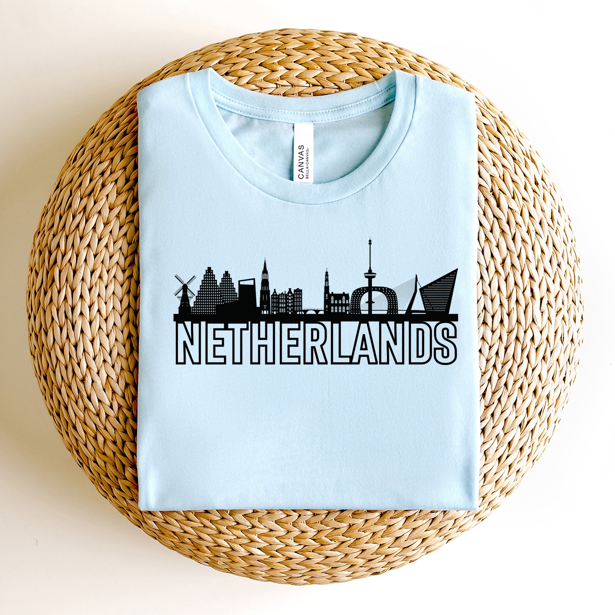 Netherlands Buildings | Short Sleeve Crew Neck