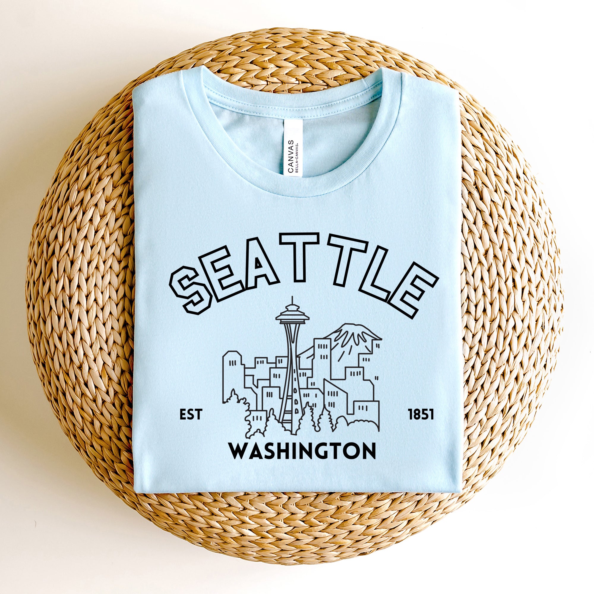 Seattle EST 1851 | Short Sleeve Crew Neck