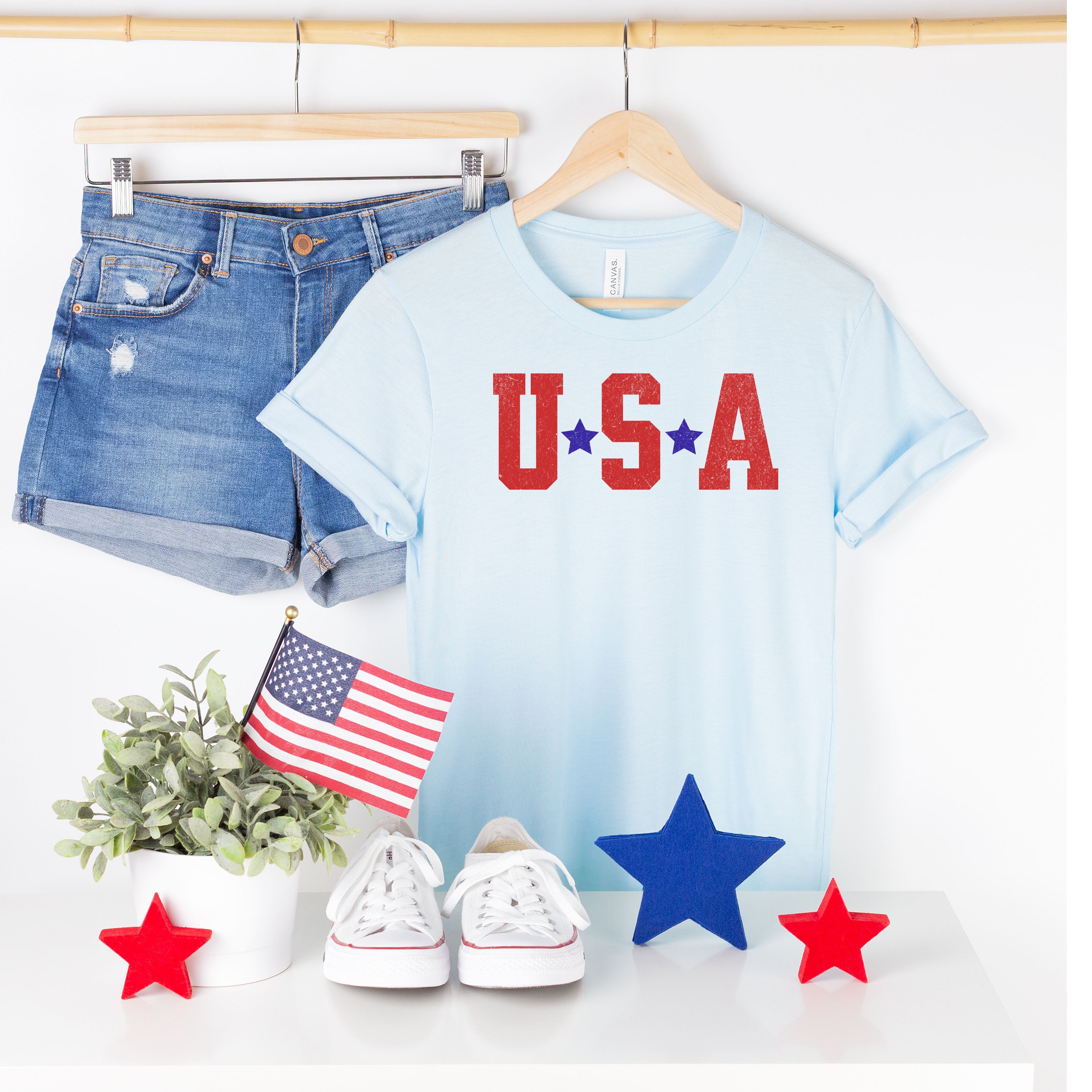 USA Stars | Short Sleeve Graphic Tee