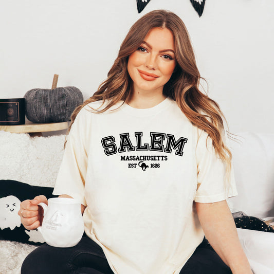 Salem Massachusetts | Garment Dyed Tee