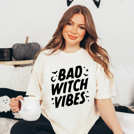 Bad Witch Vibes Moon | Garment Dyed Tee