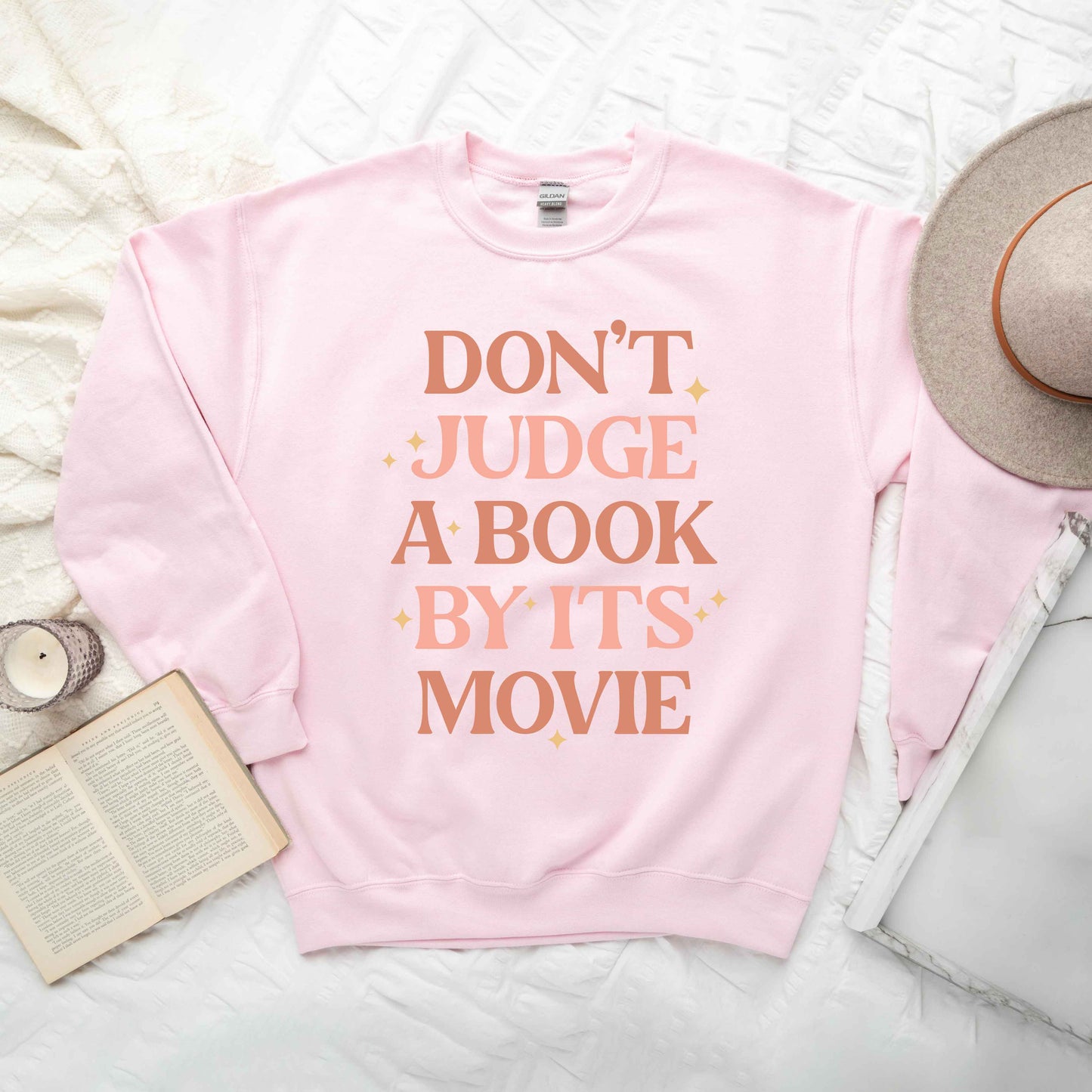 Clearance Don't Judge A Book By Its Movie | Sweatshirt