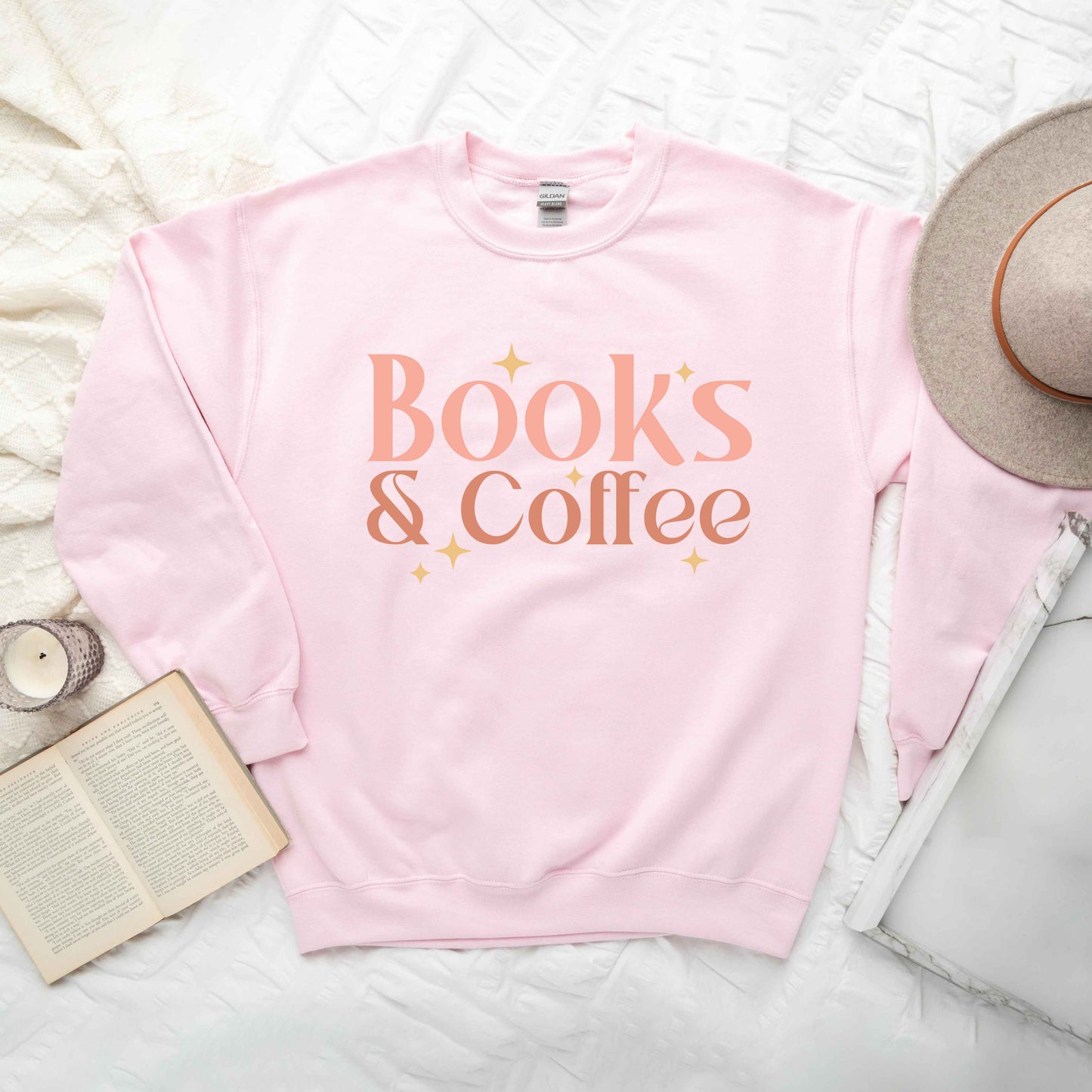 Books and Coffee Stars | Sweatshirt