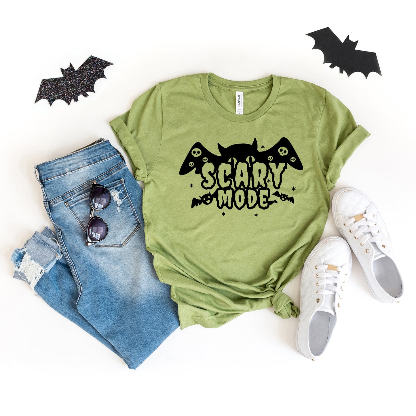 Scary Mode Bat | Short Sleeve Crew Neck