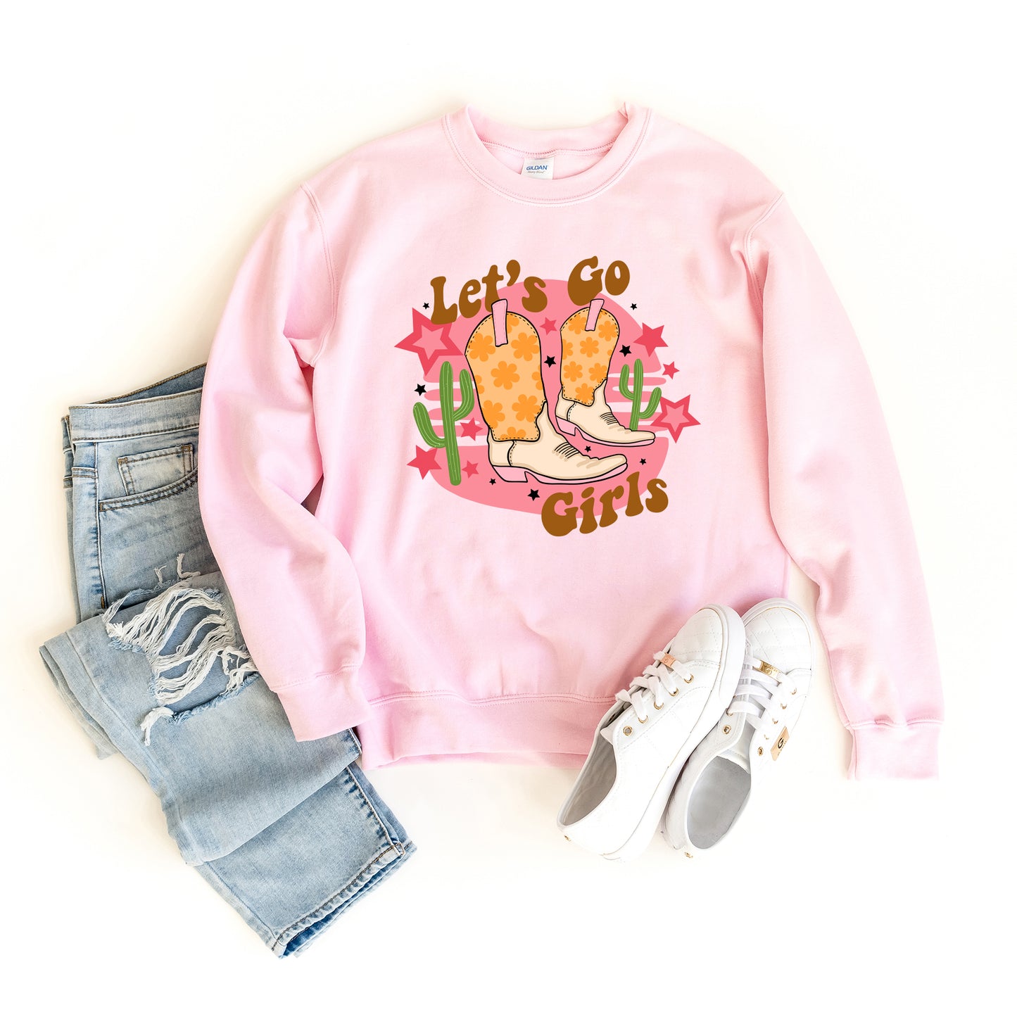 Let's Go Girls Cactus | Sweatshirt