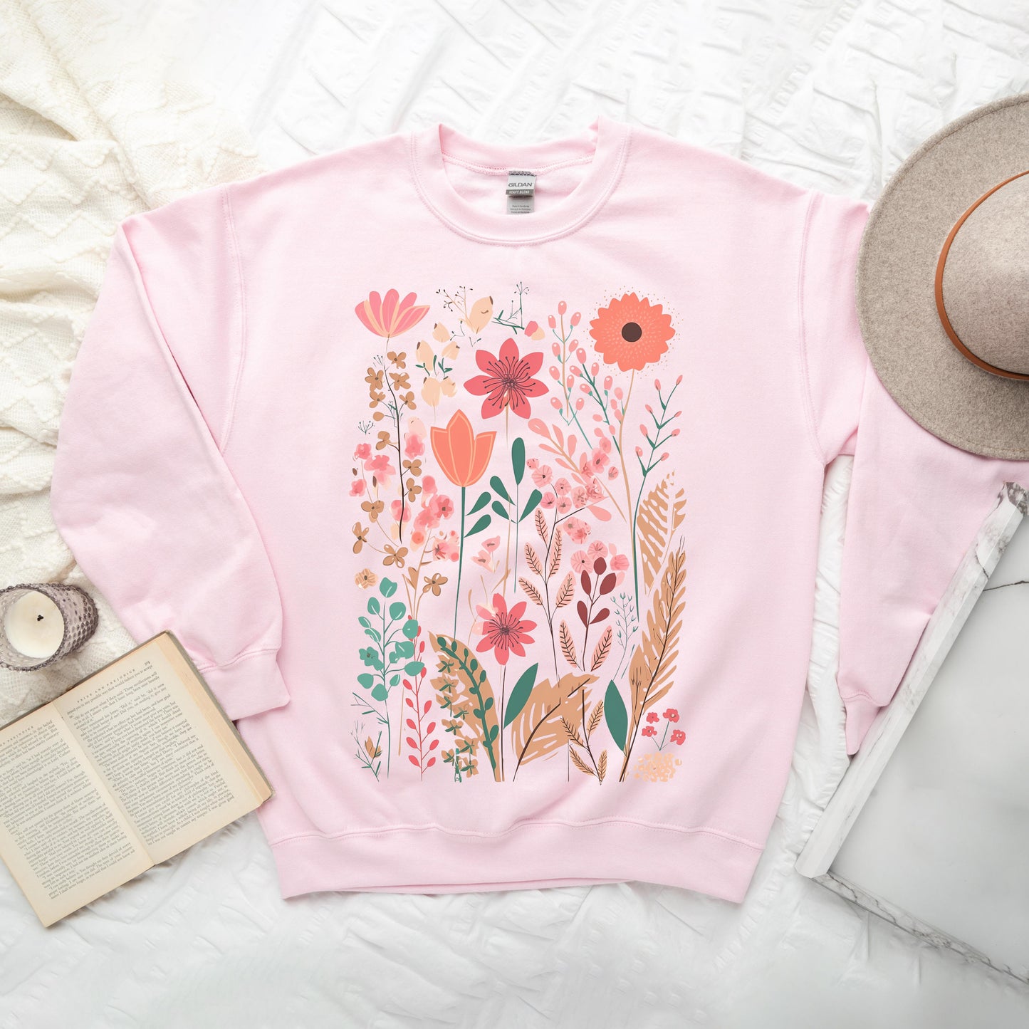 Pastel Wildflowers | Sweatshirt
