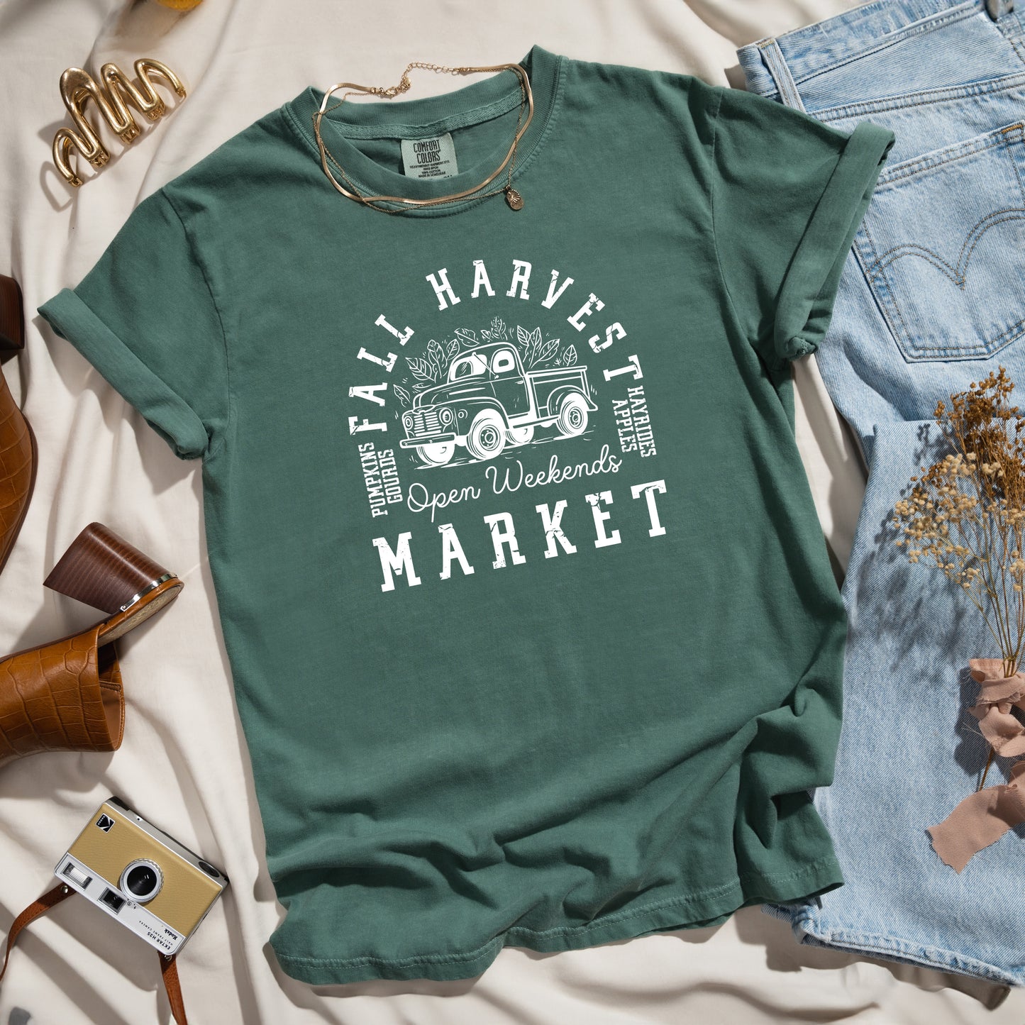 Fall Harvest Market | Garment Dyed Tee