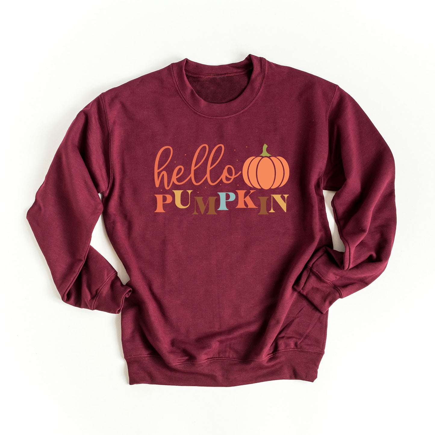 Cursive Hello Pumpkin | Sweatshirt