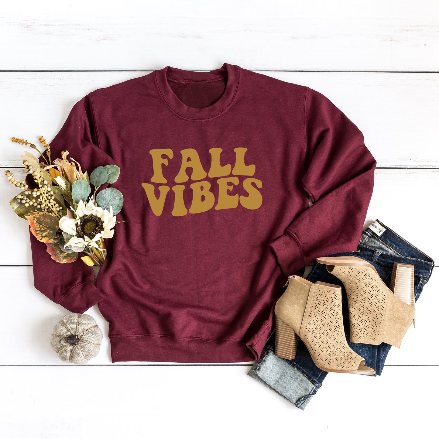 Fall Vibes Retro | Sweatshirt