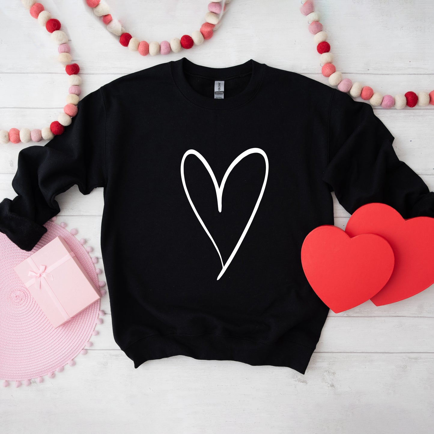 Hand Drawn Heart | Sweatshirt