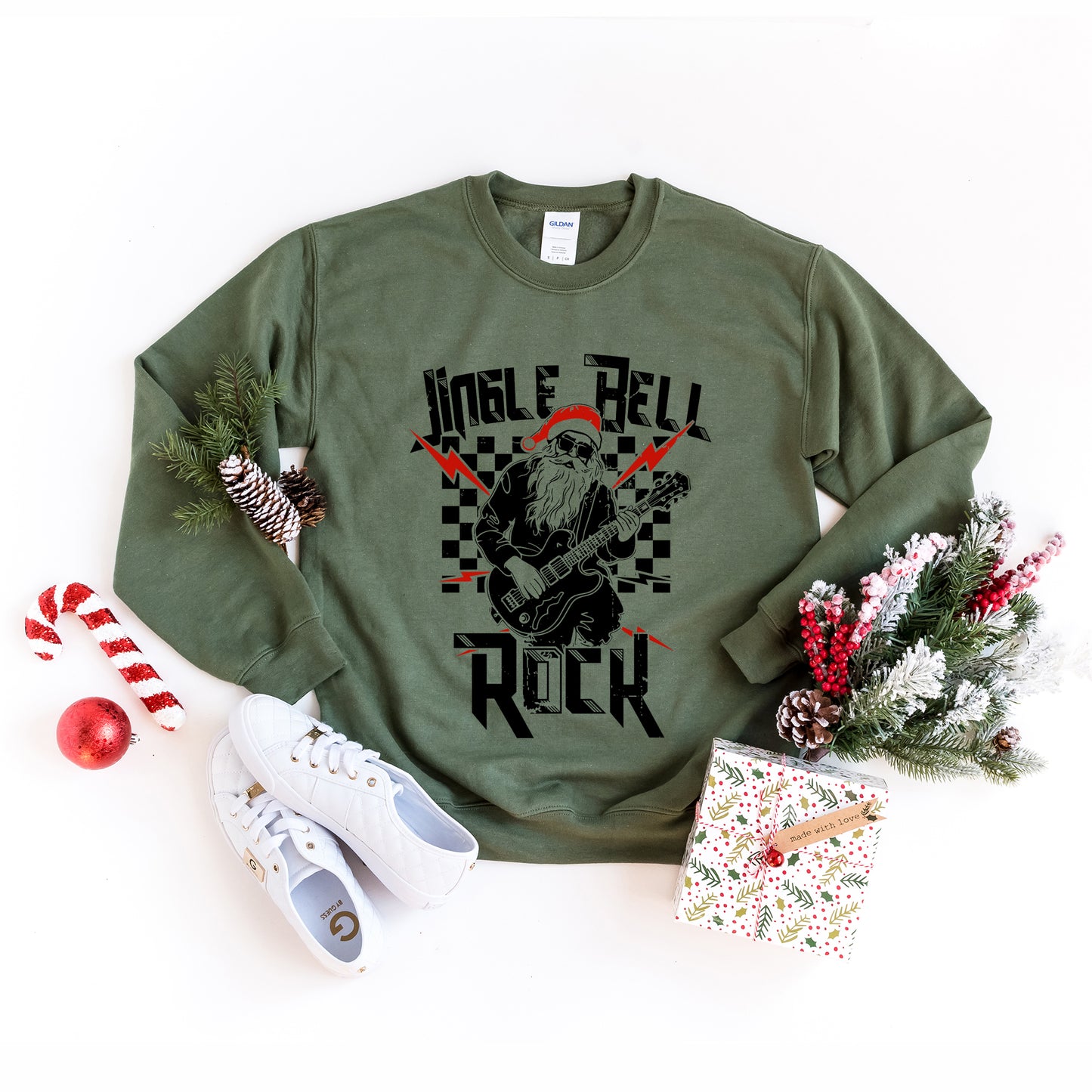Jingle Bell Rock Santa | Sweatshirt