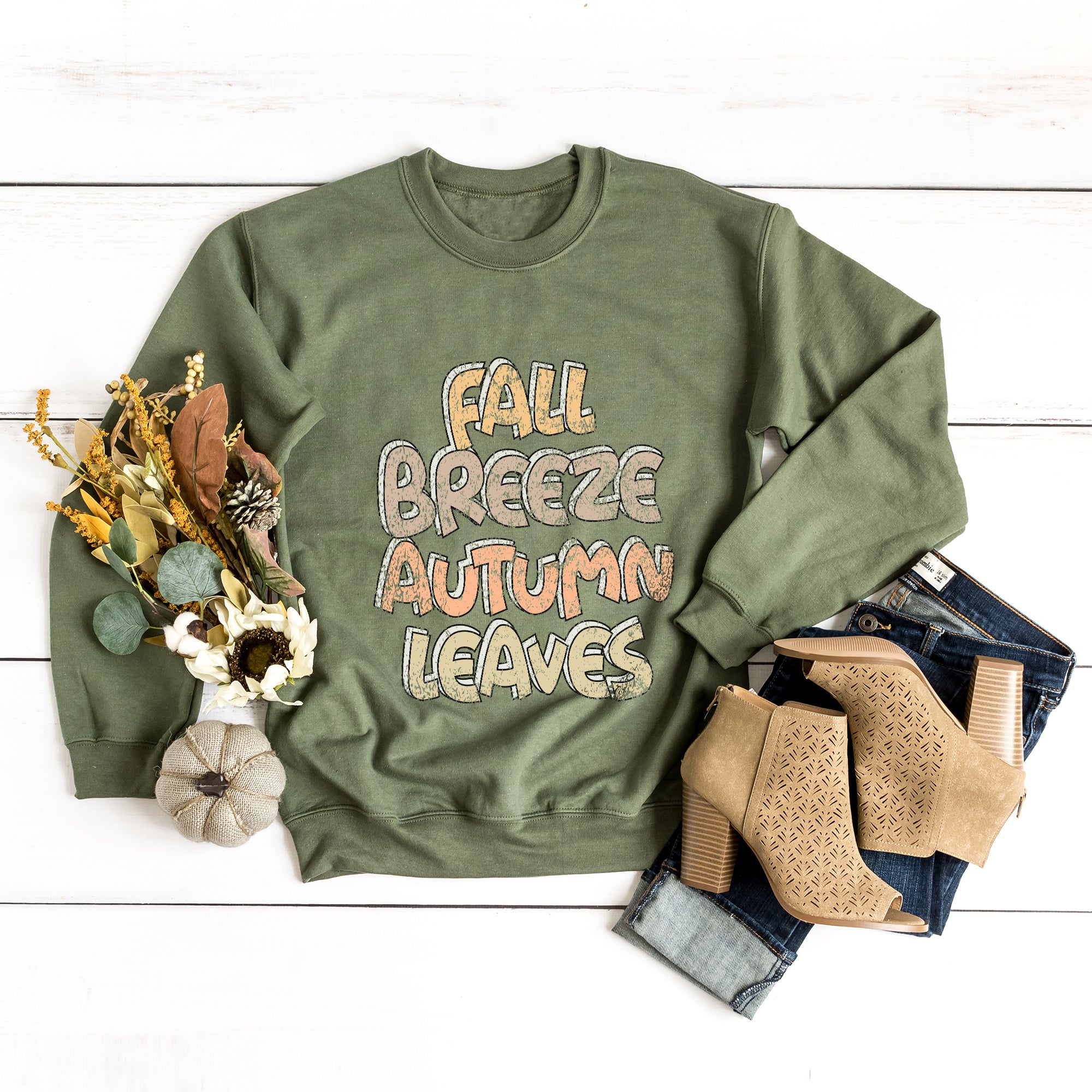 Fall Breeze Autumn Leaves | Sweatshirt