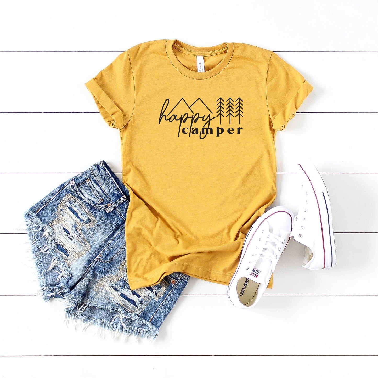 Happy Camper Trees | Short Sleeve Graphic Tee