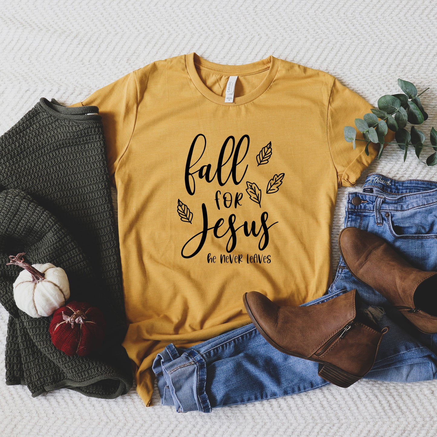Fall for Jesus | Short Sleeve Graphic Tee