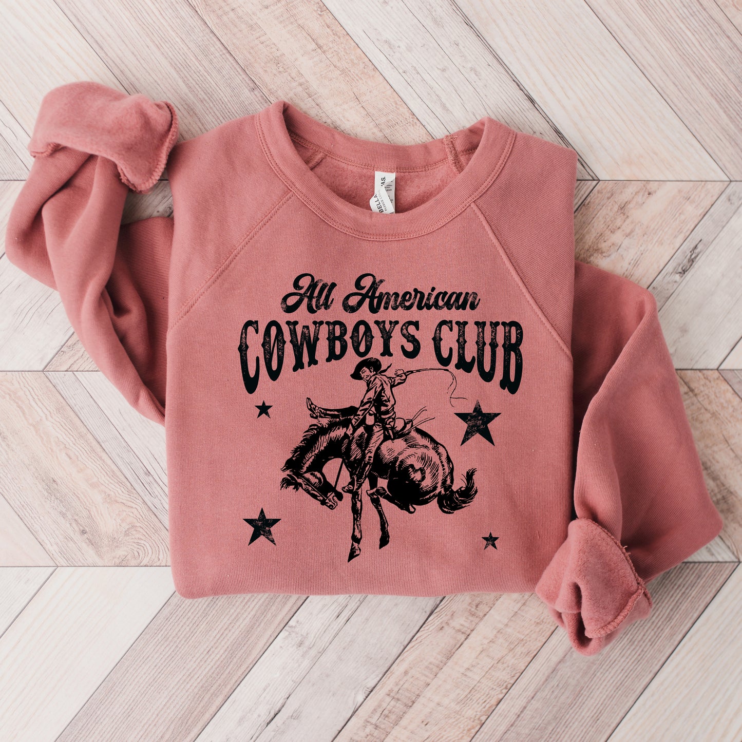 All American Cowboys Club | Bella Canvas Sweatshirt