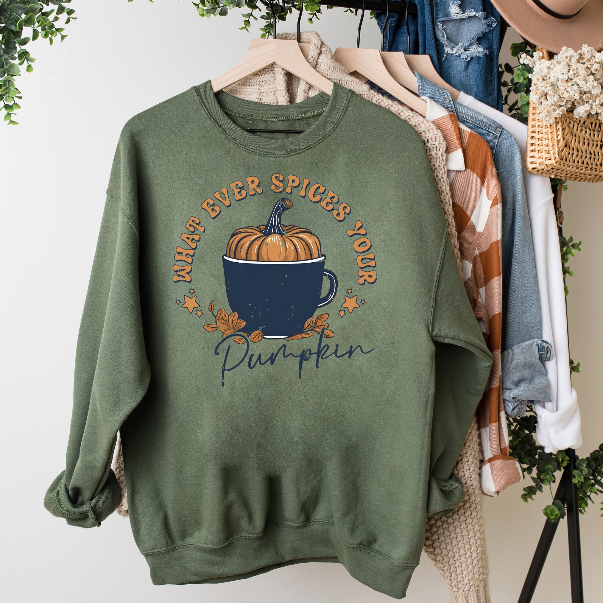 Whatever Spices Your Pumpkin Mug | Sweatshirt
