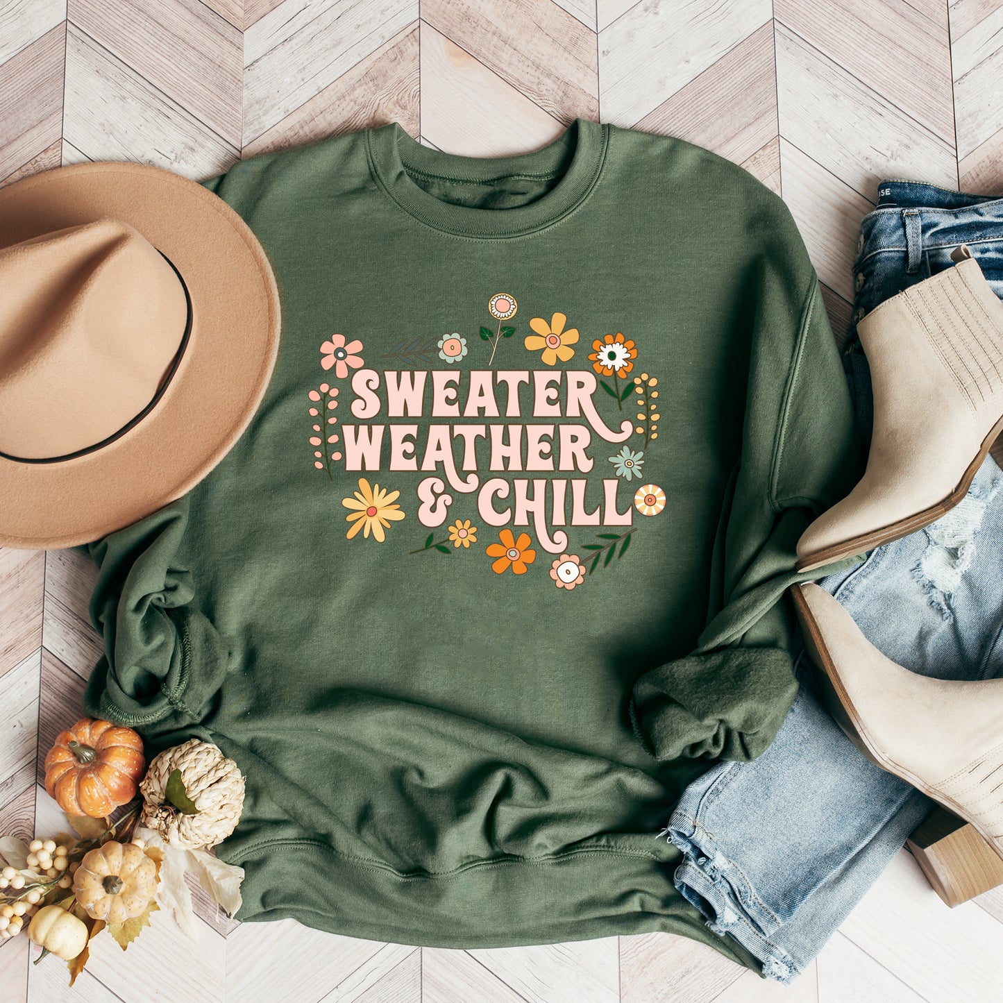 Sweater Weather and Chill | Sweatshirt