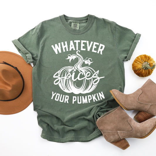 Retro Whatever Spices Your Pumpkin | Garment Dyed Tee