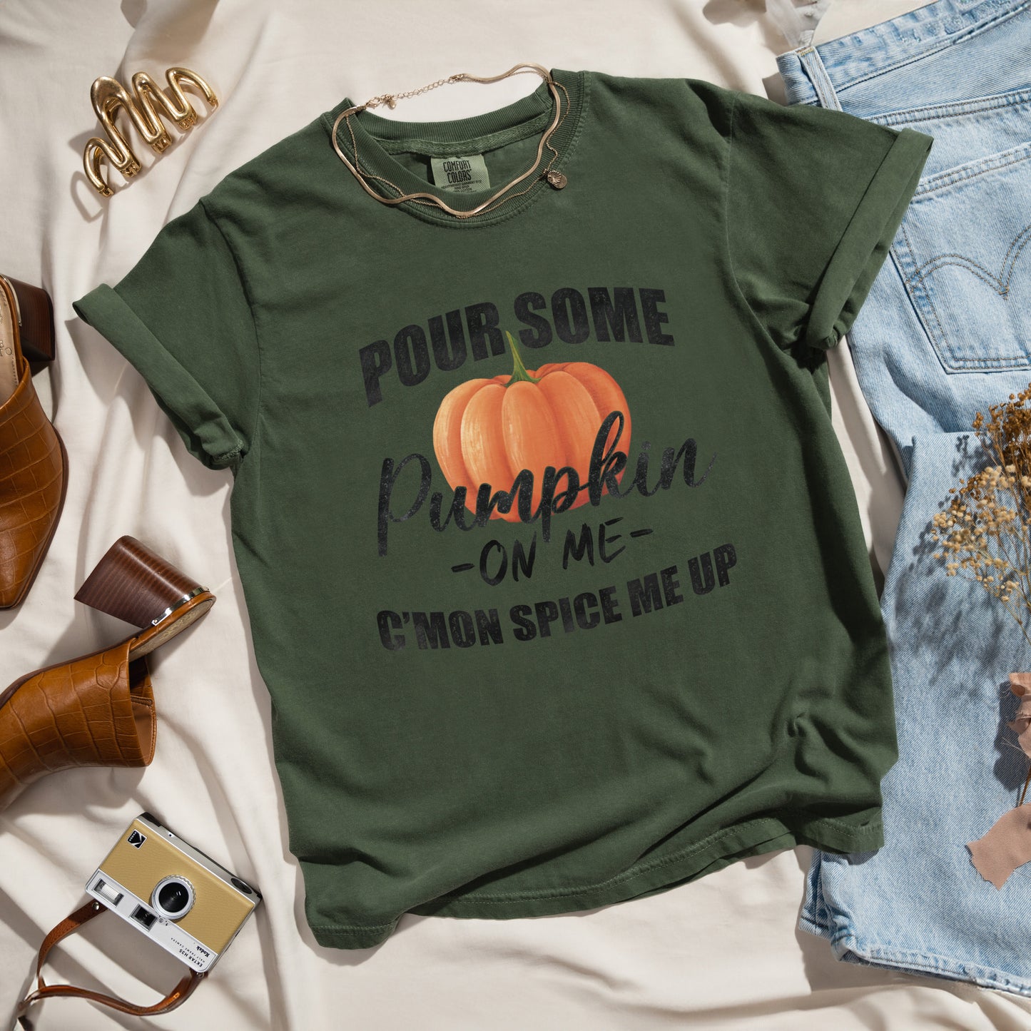 Pour Some Pumpkin | Garment Dyed Tee