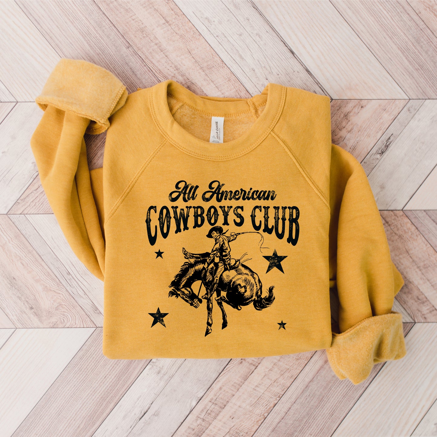 All American Cowboys Club | Bella Canvas Sweatshirt