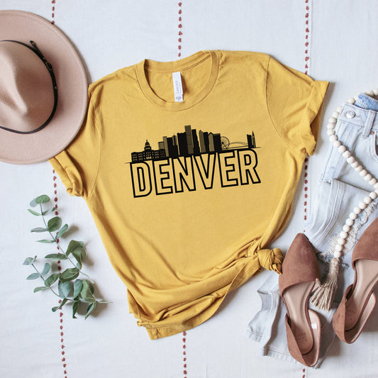 Denver Buildings | Short Sleeve Crew Neck