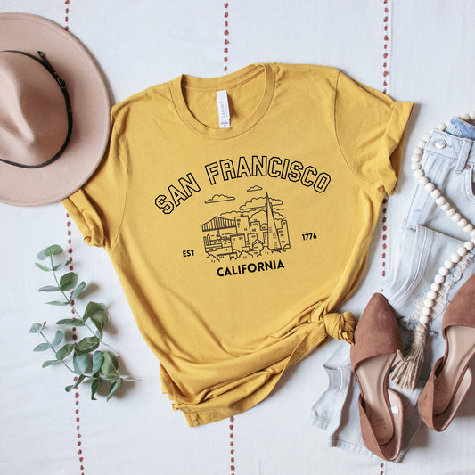 San Francisco EST 1776 | Short Sleeve Crew Neck