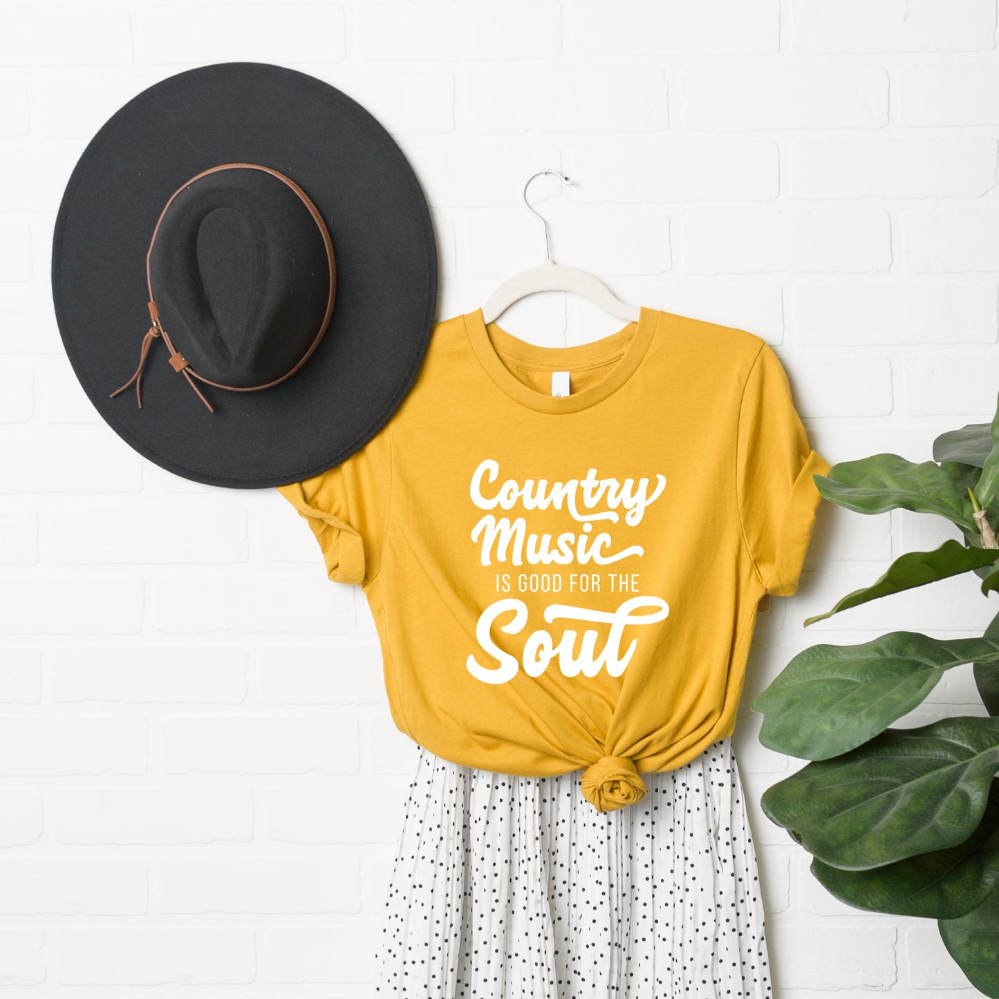 Country Music Is Good For The Soul | Short Sleeve Graphic Tee