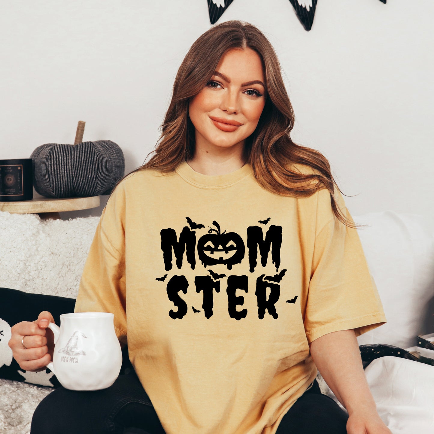 Momster Pumpkin | Garment Dyed Tee