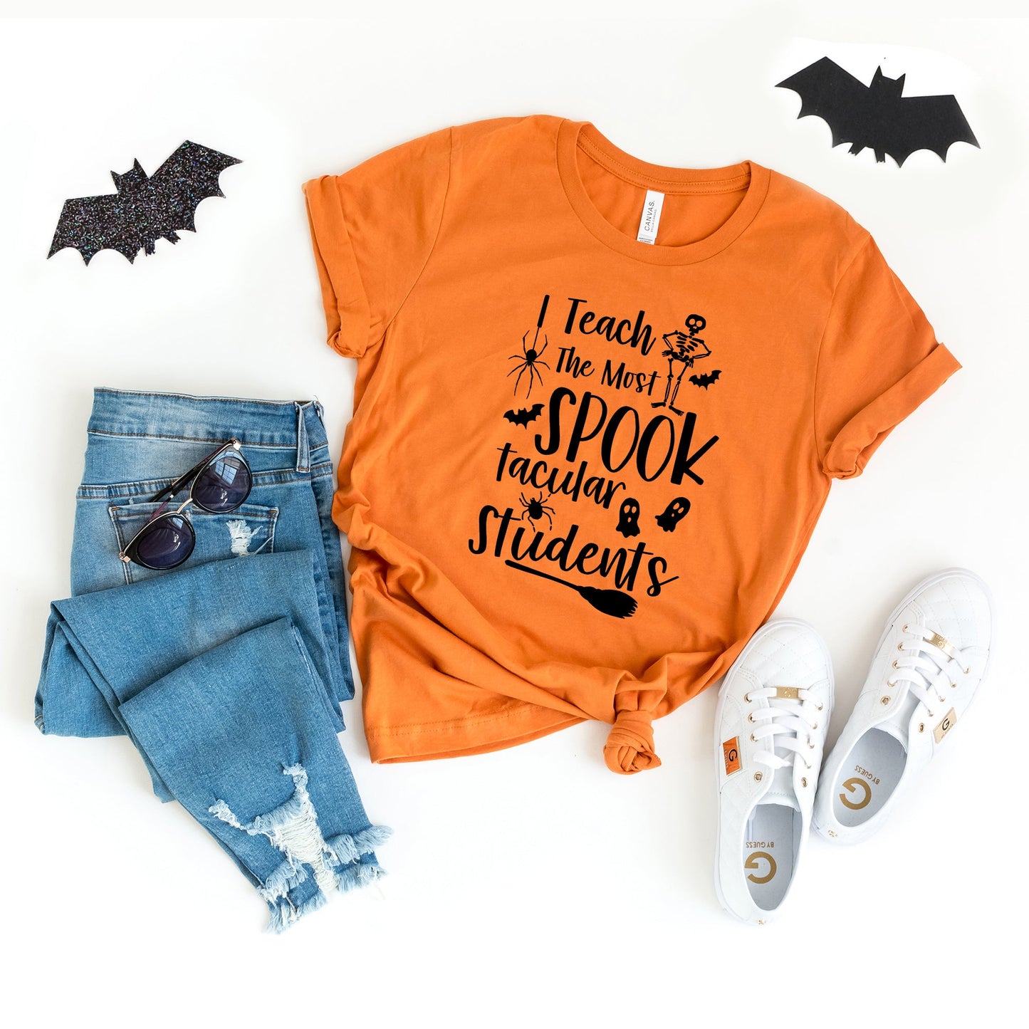 Clearance I Teach the Most Spooktacular Students | Short Sleeve Graphic Tee