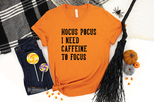 Hocus Pocus Caffeine | Short Sleeve Graphic Tee