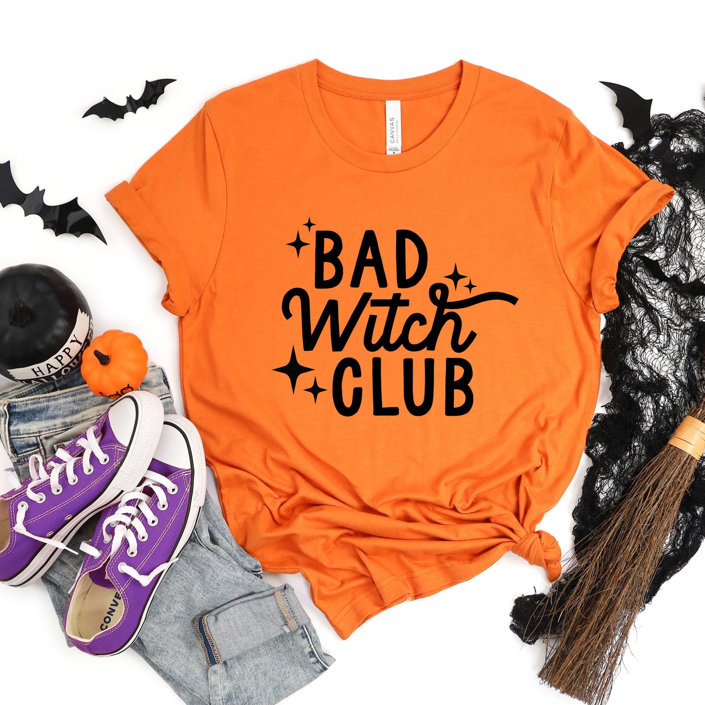Bad Witch Club | Short Sleeve Graphic Tee | Halloween