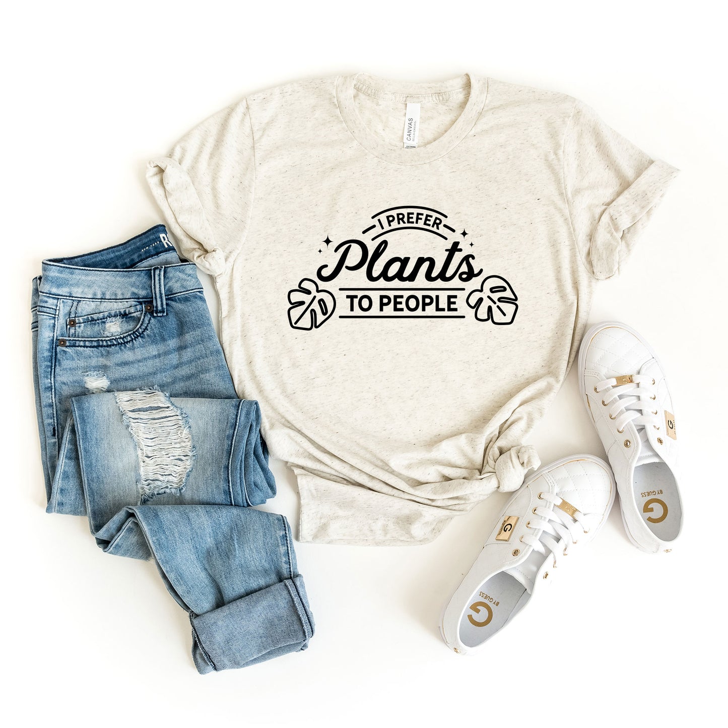 I Prefer Plants to People | Short Sleeve Graphic Tee