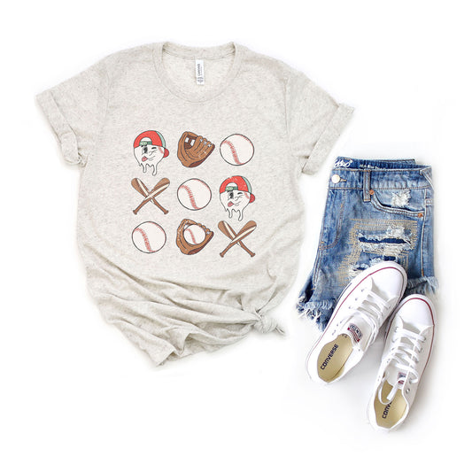 Baseball Collage | Short Sleeve Graphic Tee